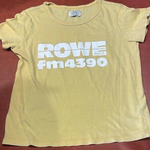 ROWE X RVCA t shirt